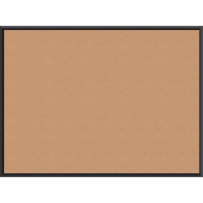 U Brands Cork Bulletin Board 47 x 35 Inches Black Aluminum Frame 050U00-01