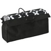 Resenkos Floor Mat Carpet,Indoor Door Mat,Reversible Outdoor Rug Carpet RV Camping Rugs with Carry Bag, 8' x 10', Black & White Clover 120" Black - 3 of 4