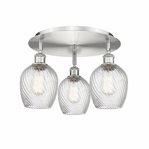 Salina - 3 Light Flush Mount In Industrial Style-9.5 Inches Tall and 16.75 Inches Wide - 1 of 1