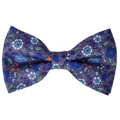 purple, blue and white
