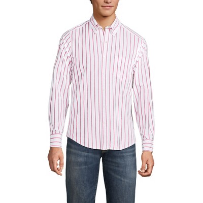 Lands' End Men's Traditional Fit Essential Lightweight Poplin Shirt