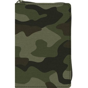 ESV Compact Bible (Canvas with Zipper, Camo Design) - (Hardcover) - 1 of 1