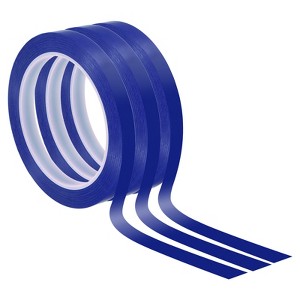 Unique Bargains Adhesive Versatile Durable DIY Art Whiteboard Tape 3 Pcs - 1 of 4