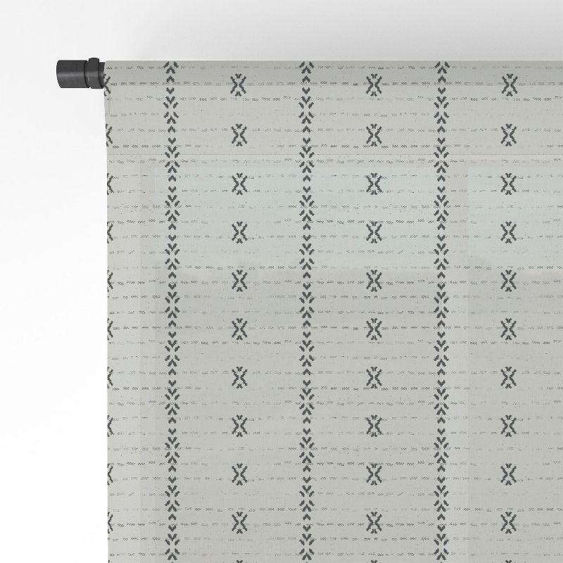 Holli Zollinger FRENCH LINEN STRIPE Single Panel Sheer Window Curtain - Deny Designs, 4 of 7