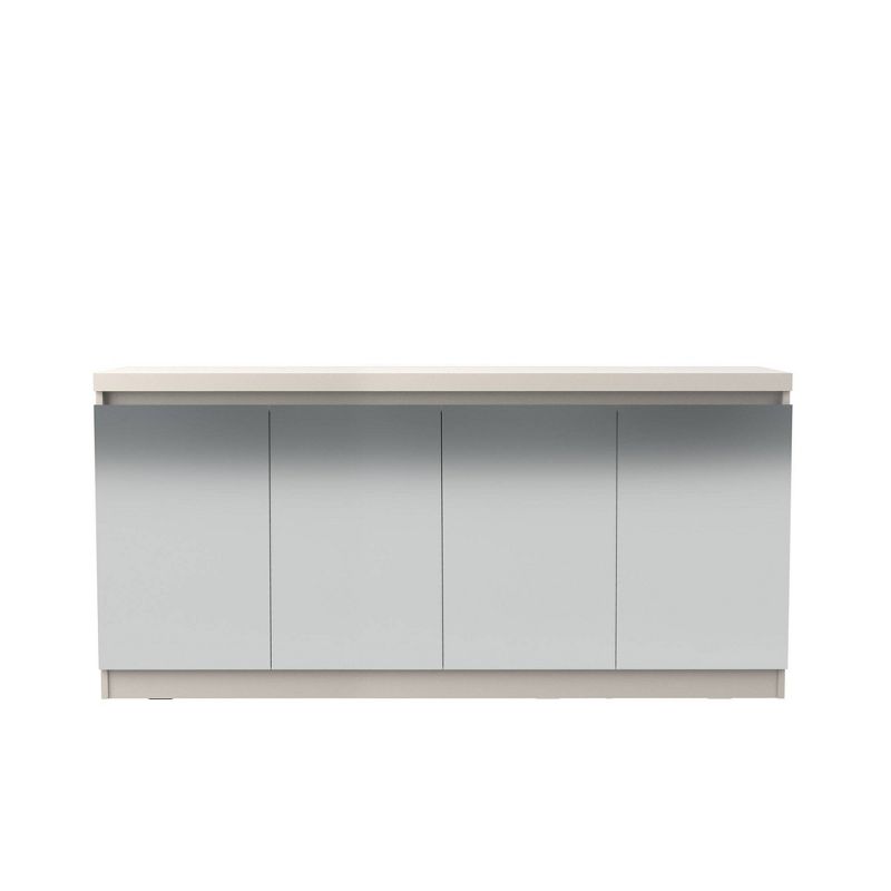 62.99" Viennese 6 Shelf Buffet Cabinet with Mirrors - Manhattan Comfort, 1 of 6
