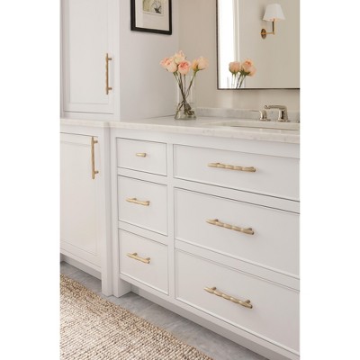 Golden Champagne Modern Zinc Bar Cabinet Pull