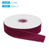 Unique Bargains Soft Single Face Spool Silky Velvet Ribbon for Bouquets DIY Crafts - 2 of 3