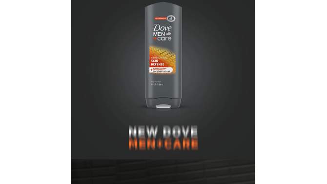 Dove Men+Care Skin Defense Antibacterial Body Wash Soap - 18 fl oz, 2 of 7, play video