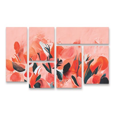 Trademark Fine Art Treechild Wild Tulips 3 Piece Panel Set Art