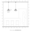 Livex Lighting Geometric Shade 1 - Light Pendant in  Antique Brass - 4 of 4