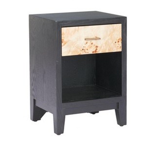 Side Table Multicolor 21.7"H – Modern Square Painted Fir Wood Table with Drawer & Shelf By Zuo Modern - 1 of 4
