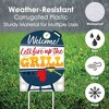 Big Dot of Happiness Fire Up the Grill - Party Decorations - Summer BBQ Picnic Party Welcome Yard Sign - 3 of 4