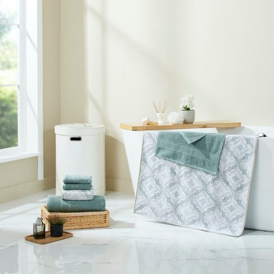 Ivy Elegance 6-Piece Jacquard Cotton Towel Set