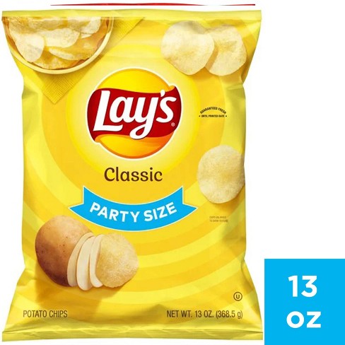 Lay's® Party Size Barbecue Potato Chips 15.25 oz. Bag, Potato