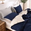 Duvet Cover Set King Size - Ultra Soft Double Brushed Microfiber, 3 Pieces with Zipper Closure, All Season Reversible Design - 3 of 4