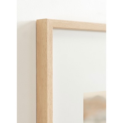 Natural Woodtone 16x20 Matted Wall Photo Frame Set