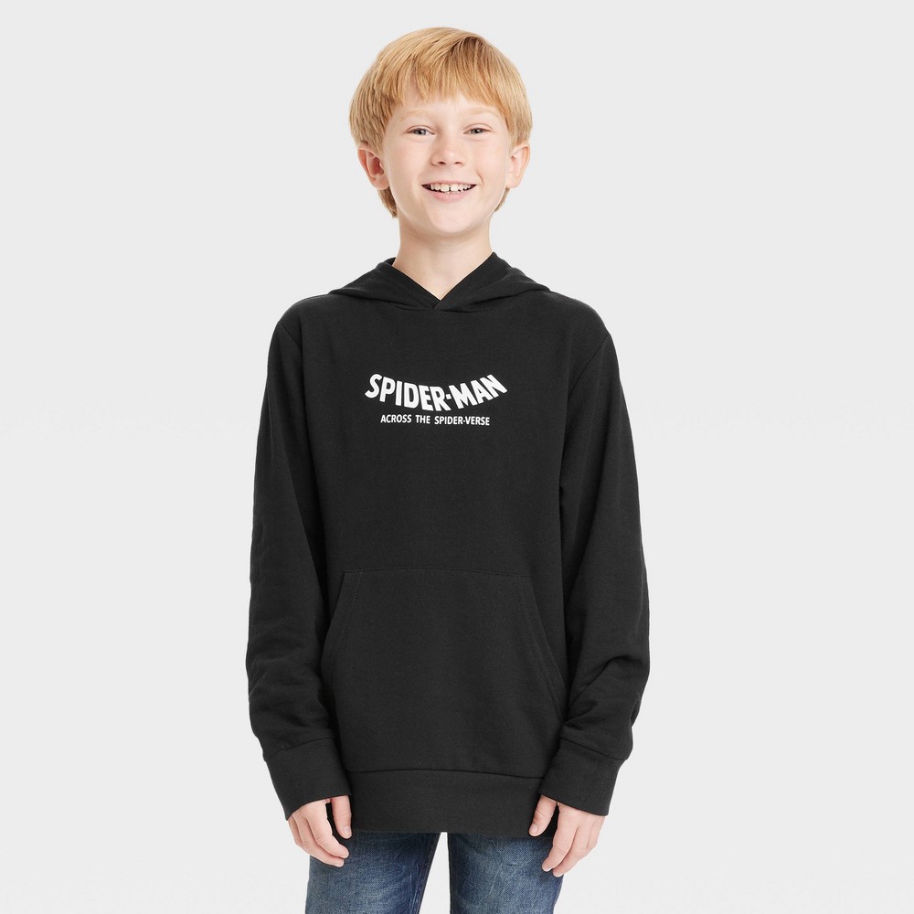 Boys' Spider-Man Fleece Sweatshirt - Black XS