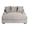 CAVINAS Couches for Living Room 66.5" Cloud Couch Soft Modern Double Sleeper Sofa Corduroy Fluffy Upholstery with Square Armrests - 3 of 4