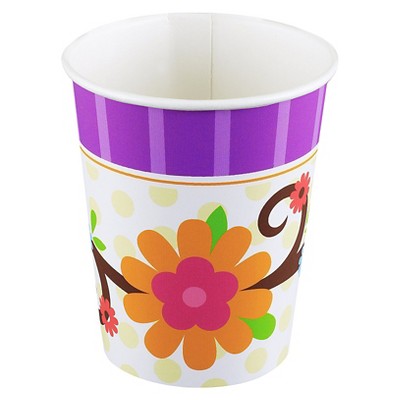8ct Owl Blossom Paper Cup