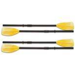 Intex 48" Paddles Plastic Ribbed French Oars Set for Inflatable Boat (2 Pairs)