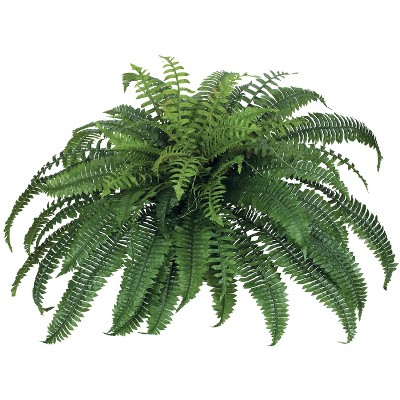 Sullivans Artificial Boston Fern Plant 34"W Green