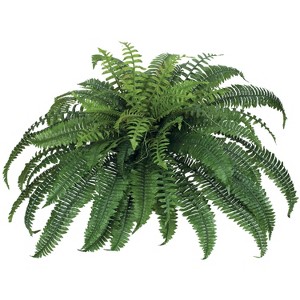 Sullivans Artificial Boston Fern Plant 34"W Green - 1 of 4