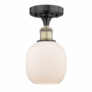 Belfast - 1 Light Flush Mount In Industrial Style-9.75 Inches Tall and 6 Inches Wide - 1 of 1