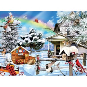 Sunsout Winter Days 1000 pc Christmas Jigsaw Puzzle 35278 - 1 of 4