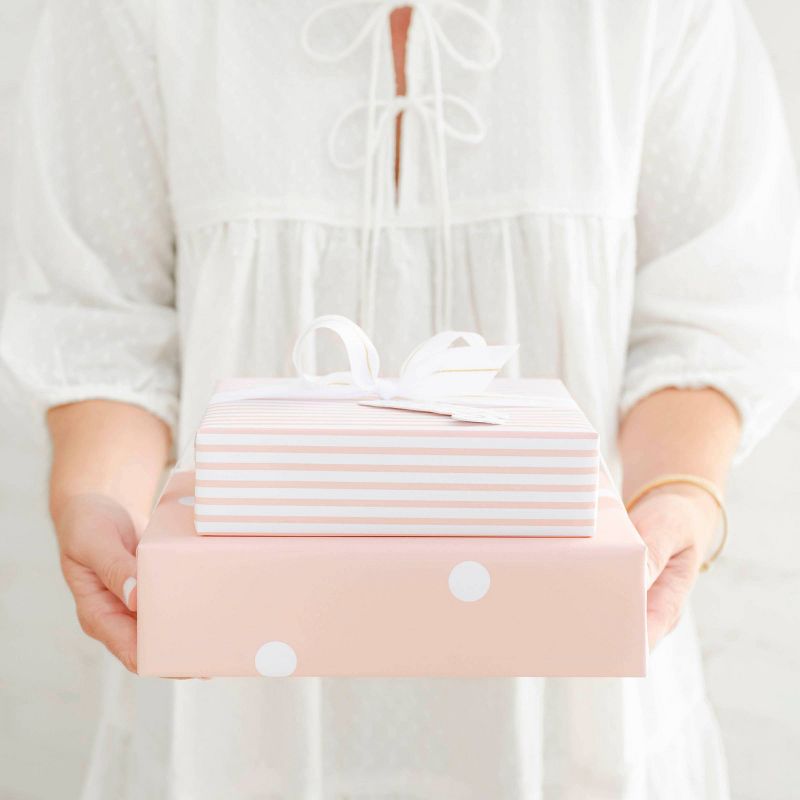 2 Rose Pattern Gift Wrap Set Pink/White - Sugar Paper&#8482; + Target, 4 of 10
