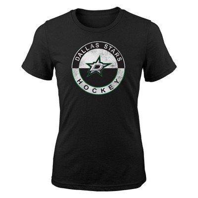 NHL Dallas Stars Girls' Lightweight Crew Neck T-Shirt
