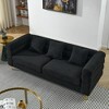 Lycvki 81 in. Oversized Comfort 3 Seater Sectional Sofa with 3 Pillows - 3 of 4