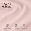 260 Thread Count Organic Cotton Percale Fitted Sheet by Bare Home - 4 of 4