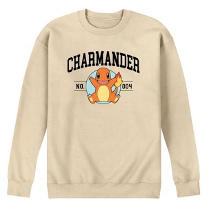 Men's - Pokémon - Charmander Collegiate Graphic Fleece Sweatshirt - 1 of 3