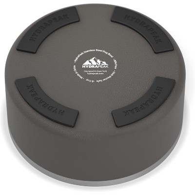 Hydrapeak Graphite Non-Slip Stainless Steel Dog Bowl