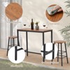 EROMMY 3 - Piece Dining Set, Rectangular Bar Table Set - 4 of 4