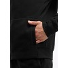 Peloton Unisex Soft Fleece Full Zip Hoodie, Black - 4 of 4