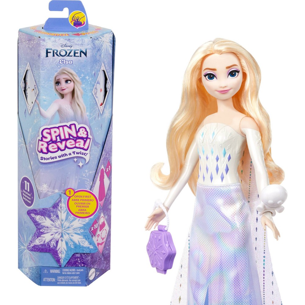 Photos - Doll Disney Frozen Elsa Spin & Reveal