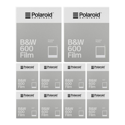 Polaroid Originals Classic B&W Instant Film for 600 Cameras (80 Exposures)