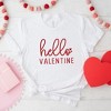 Simply Sage Market Women's Hello Valentine Cursive Short Sleeve Graphic Tee - 3 of 3