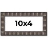 PosterPalooza | Panoramic Deco Black Picture Frame - UV Acrylic, Foam Board Backing, Hanging Hardware - 2 of 4