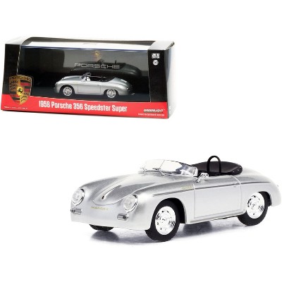 1958 Porsche 356 Speedster Super Silver Metallic 1/43 Diecast Model Car by Greenlight