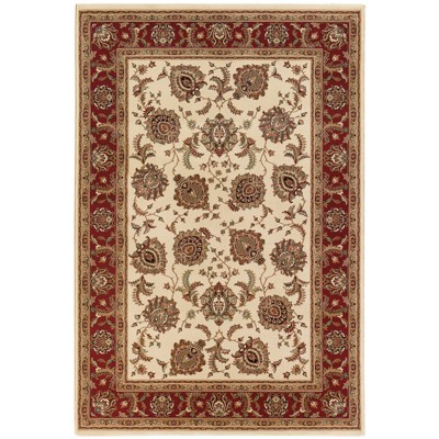 Oriental Weavers Ariana 117J3 Ivory/ Red Indoor Area Rug - 5'3" x 7'9"