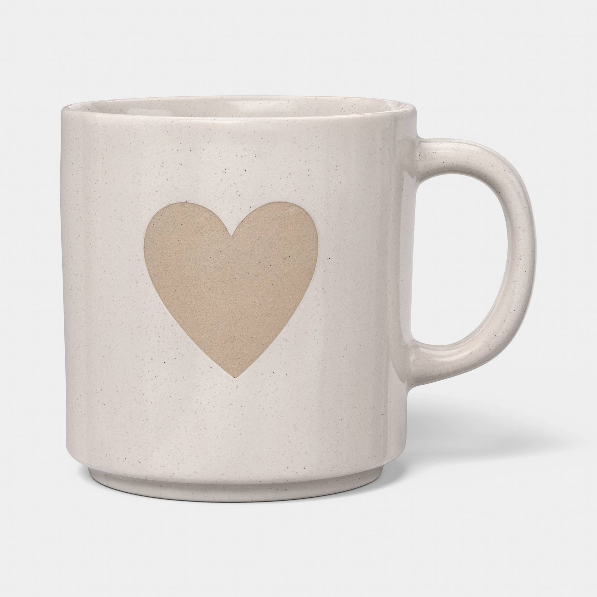 16 fl oz Monogram Heart Mug