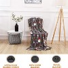 Comfort Flannel Blanket Super Soft Christmas Prints Throw Blanket Christmas Gift. - 4 of 4