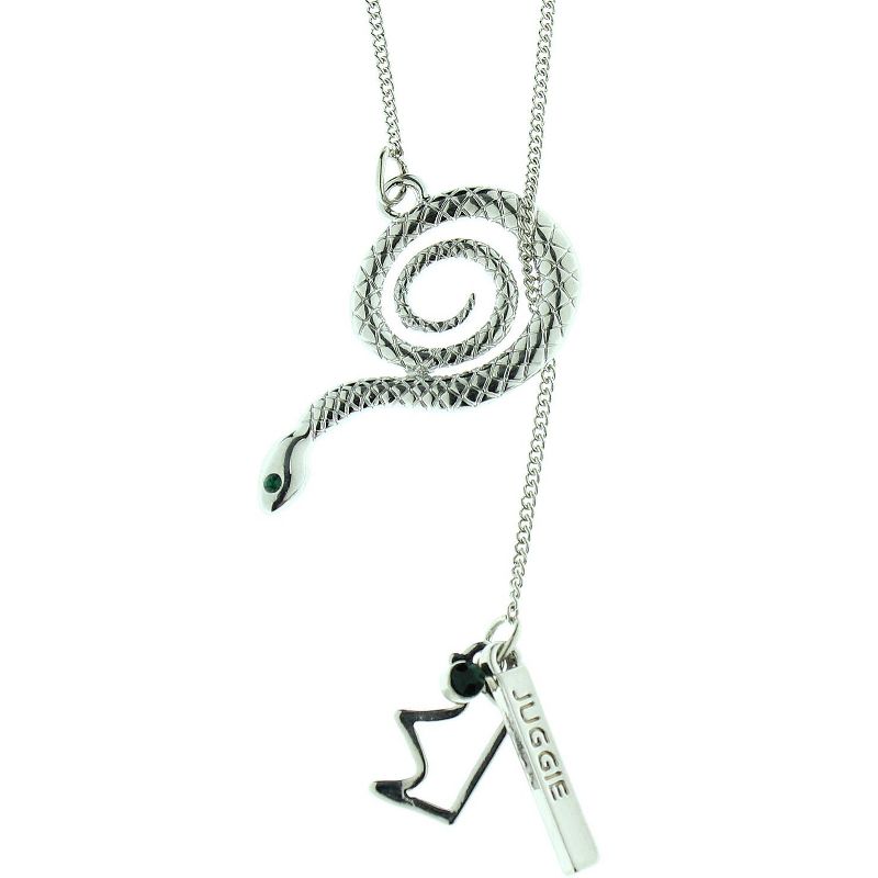 Riverdale Teen Drama TV Series Serpent Juggie Charm Necklace Silver, 1 of 4