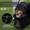 Itopfox Extra Large Pet Stroller for 3 Small Pets up to 50lbs, Heavy-Duty Stable with Shock Absorbing Wheels & Locking Brakes for Walking, Jogging - 2 of 4
