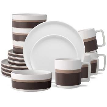 Noritake ColorStax Stripe 16-Piece Dinnerware Set