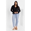 Women's Plus Size Charmaine Top - black | CITY CHIC - 2 of 4