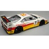 1996 Ferrari F40 LM #7 "Monte Shell" White with Red and Yellow with Case "Mythos Series" Limited Ed 1/18 Model Car by Tecnomodel - 2 of 3