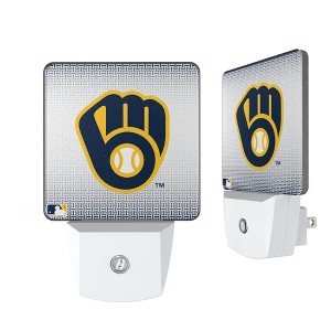 MLB National League Teams Linen Night Light 2-Pack - 1 of 4